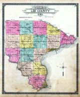 Outline Map, Lee County 1916